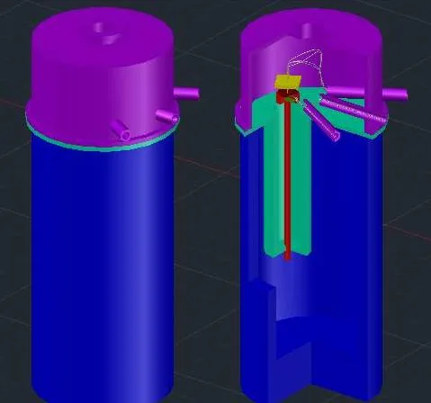 3D model of a tank